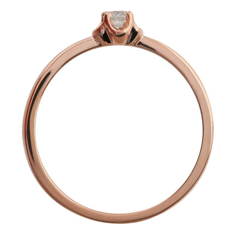 Prsten s diamantem Saby 10559