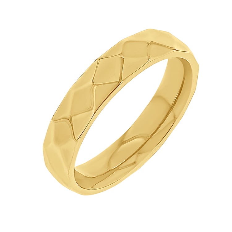 Zlaté snubní prsteny se vzorem Becy 142055