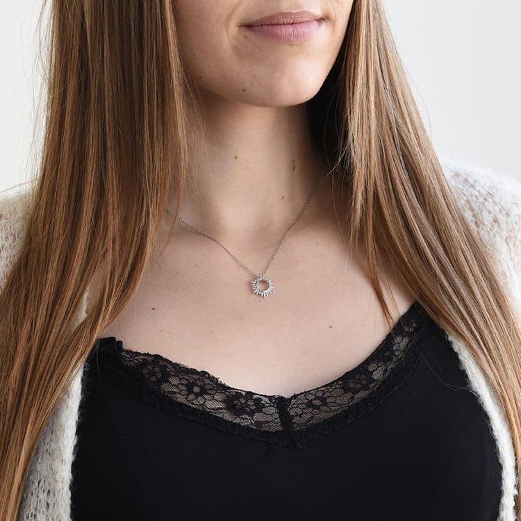 Diamantový náhrdelník ze zlata 85569