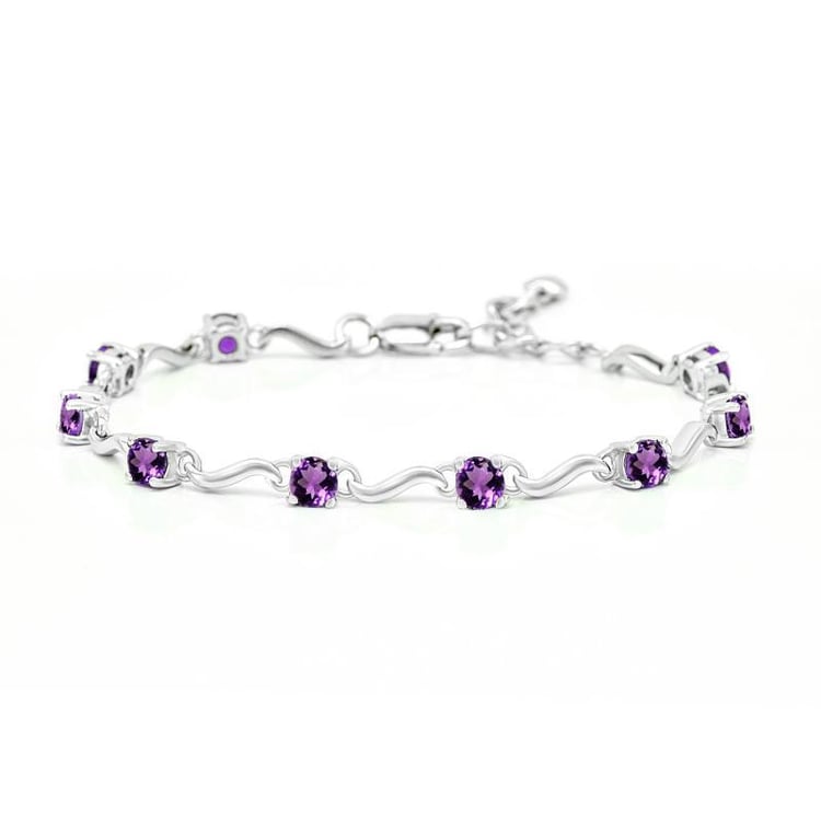 Ametystový náramek