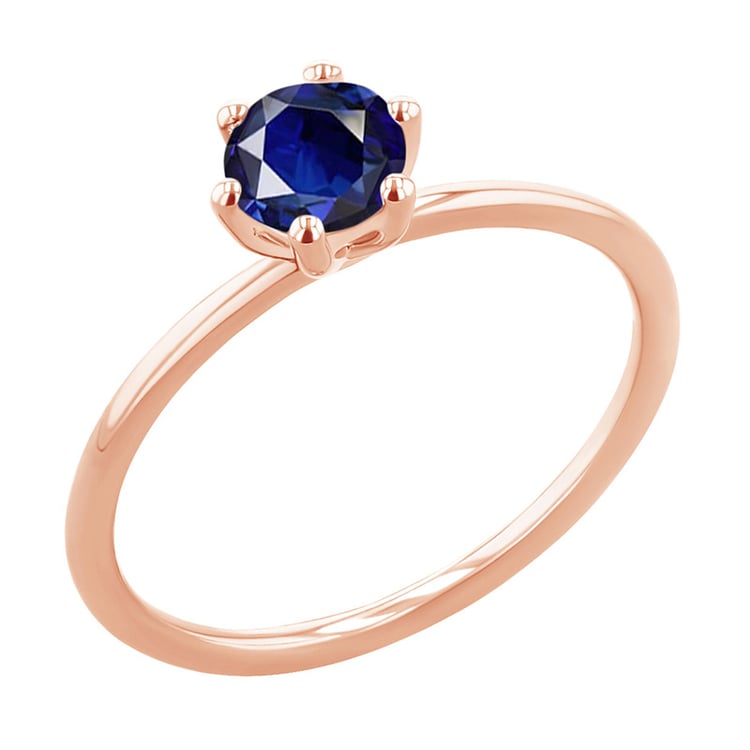 Zásnubní prsten se safírem Birdie 151121