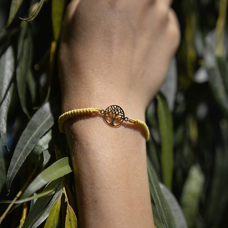 Provázkový náramek se stromem života Wicks 108746