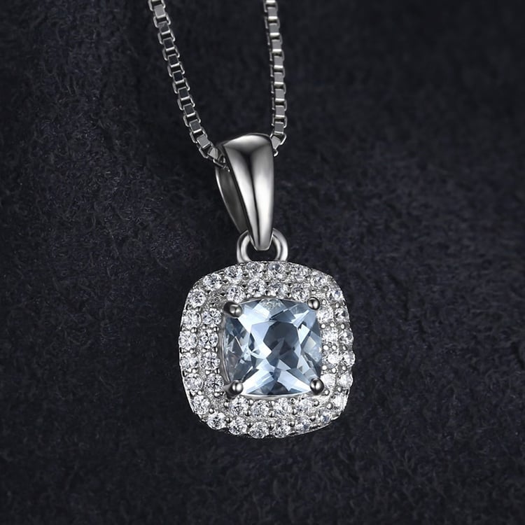 Náhrdelník s cushion náhrdelníkem 19375