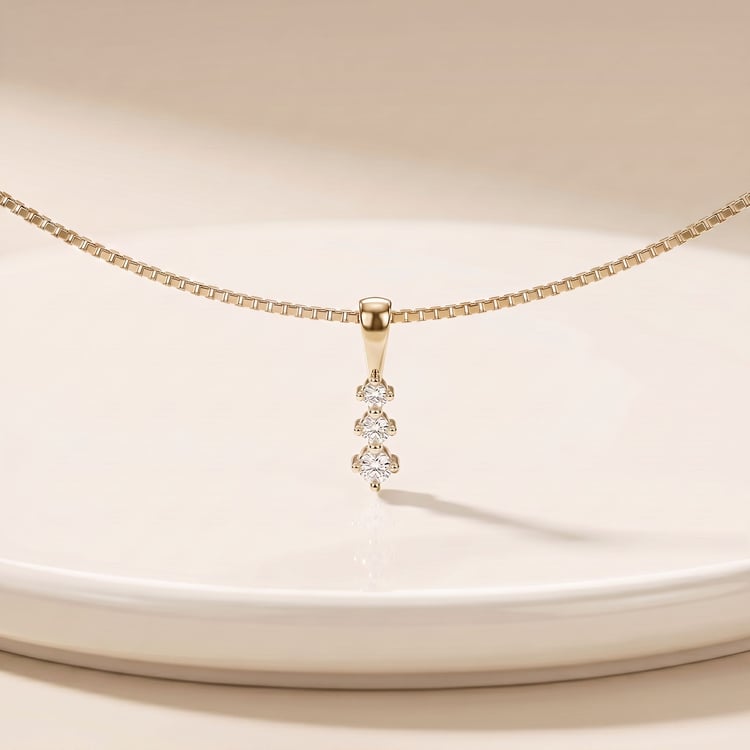 Minimalistický diamantový přívěsek Zusa 170376