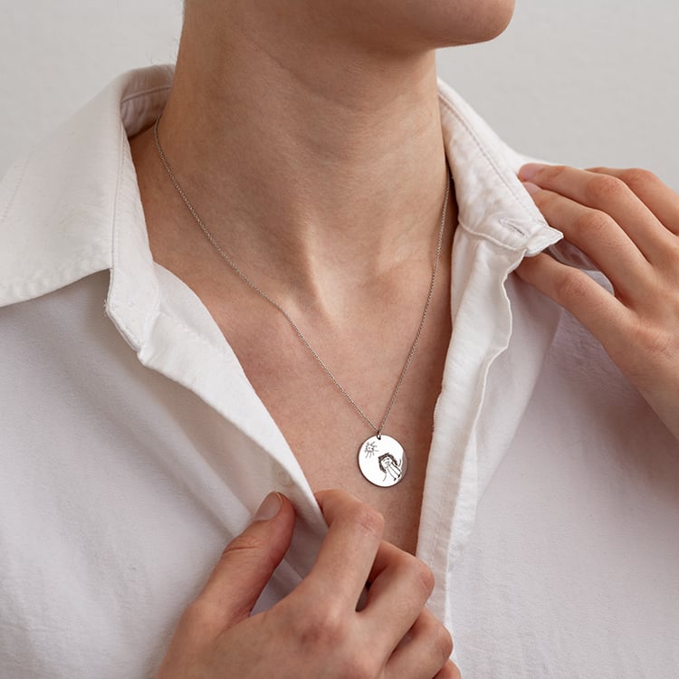 Personalizovaný přívěsek s dětskou kresbou Drawing 131231