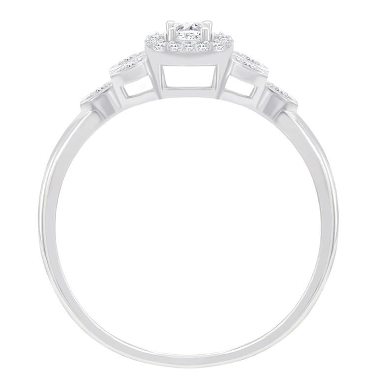 Halo diamantový prsten 91334