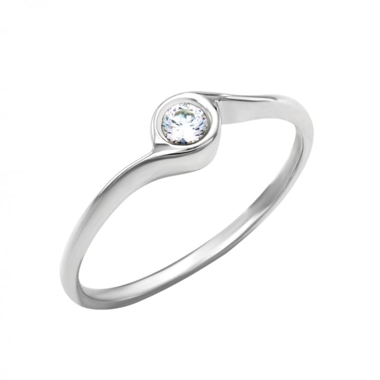 Zásnubní prsten s diamantem 52332