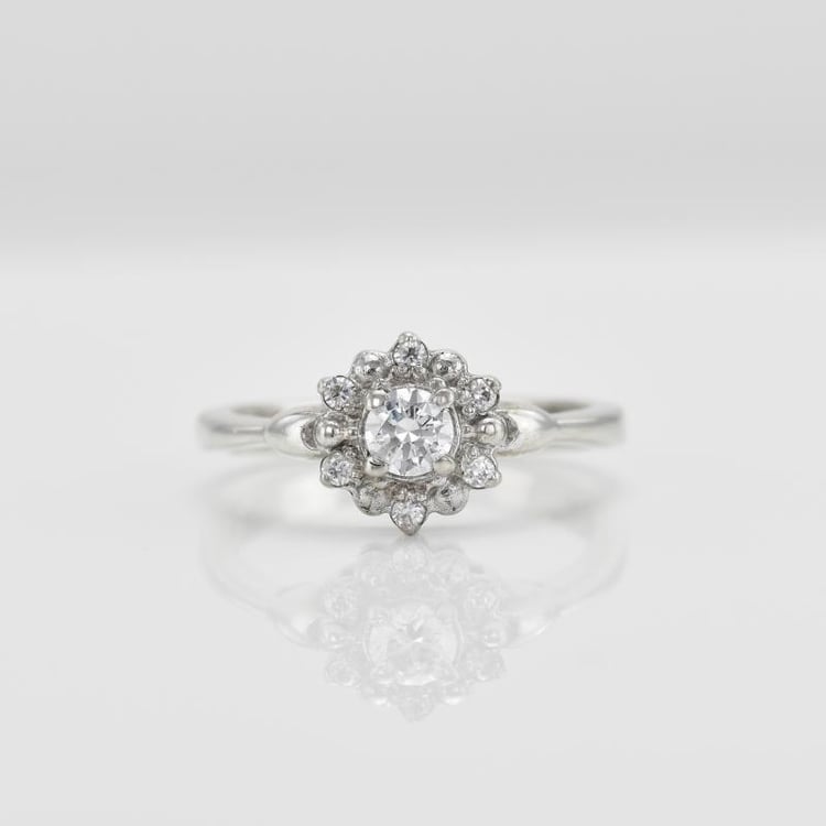 Zásnubní prsten s diamantem 12808