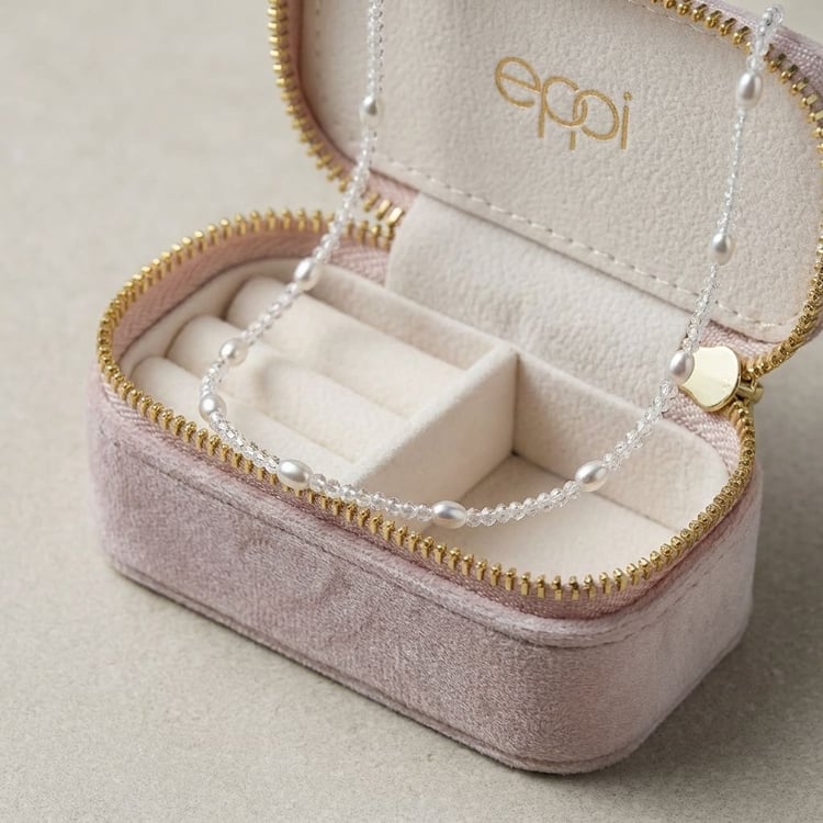 Stříbrný perlový náhrdelník Ilmar 166303