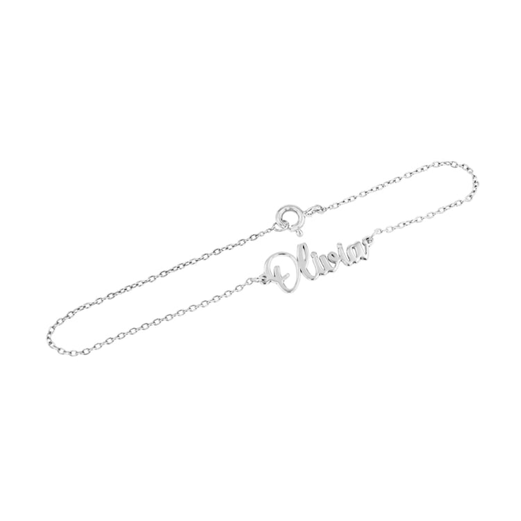 Zlatý náramek se jménem Elissa