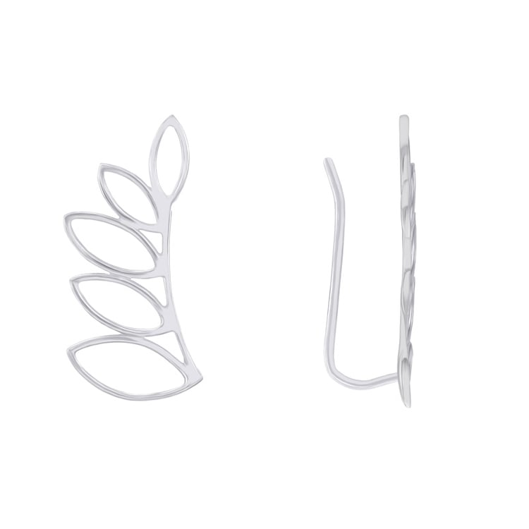 Ear climber náušnice ze stříbra 42097