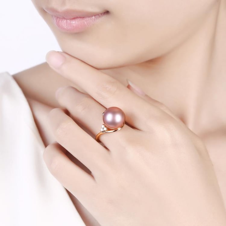 Luxusní perlový prsten 13223