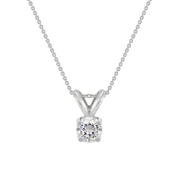 Minimalistický přívěsek s moissanitem Lalom