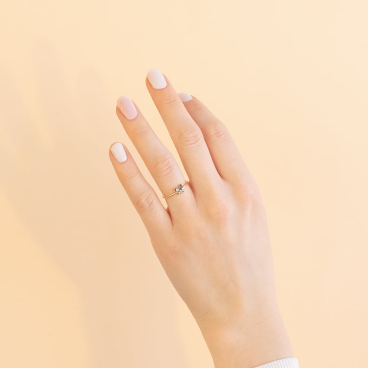 Salt and pepper prsten ve tvaru motýla Romy 100968