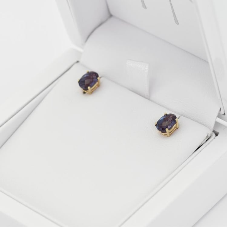 Alexandritové náušnice Reineta 15359