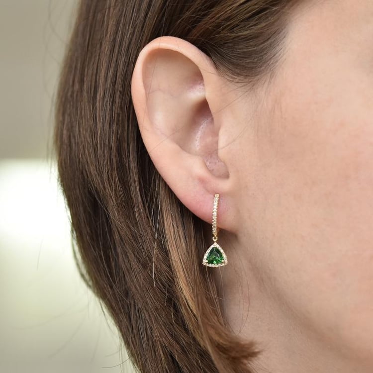 Náušnice s granáty 6500