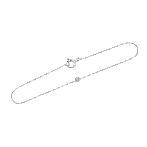 Zlatý minimalistický náramek s diamantem Bonato
