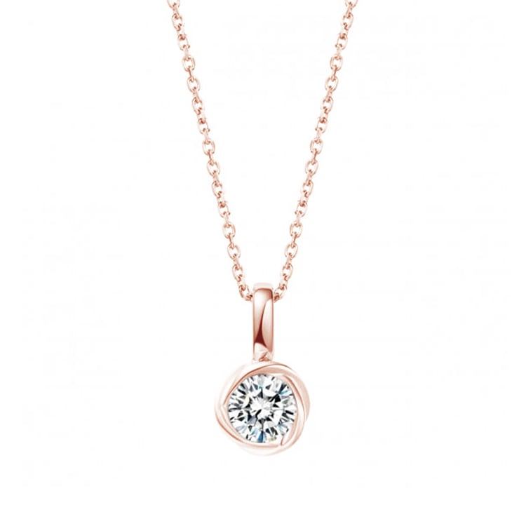 Přívěsek s ČGL certifikovaným diamantem Matiss