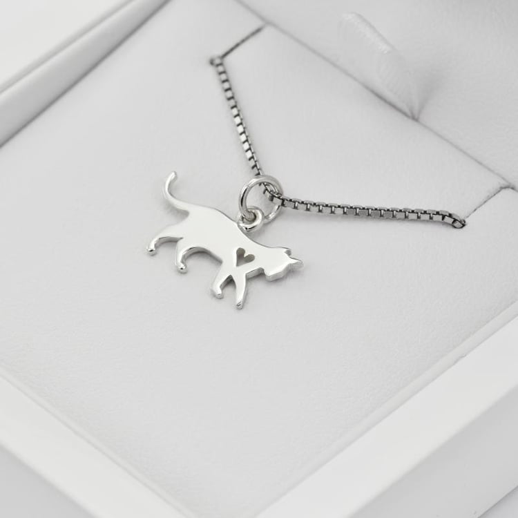 Náhrdelník s kočkou 30350