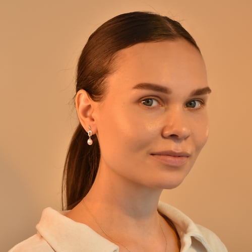 Perlové náušnice s diamanty Faatina