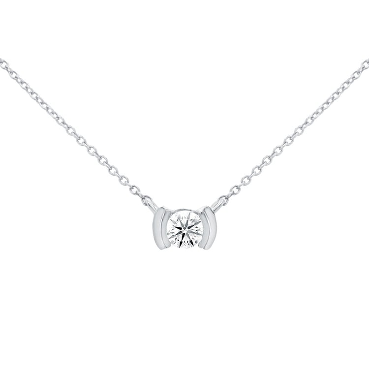 Minimalistický stříbrný přívěsek s diamantem Gosta 161610