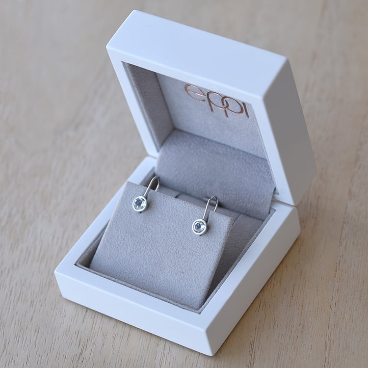 Náušnice s topazy 65559