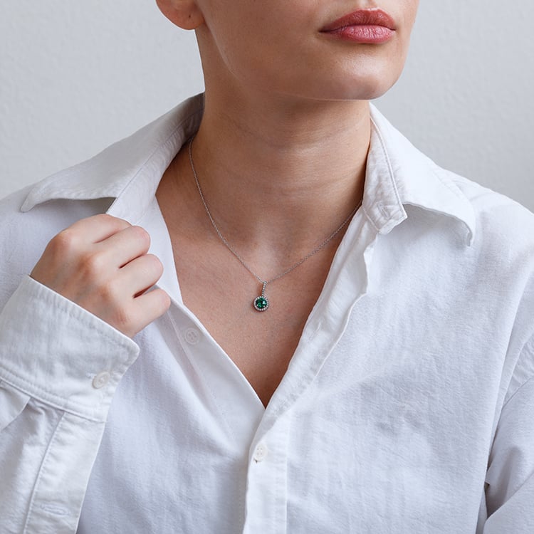 Smaragdová kolekce šperků ze zlata Odetta 133342