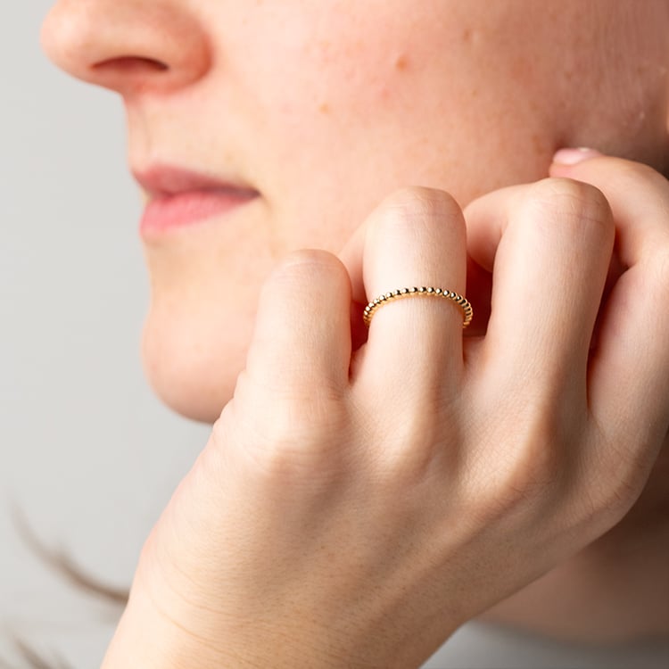 Minimalistický kuličkový prsten Kendal 147648