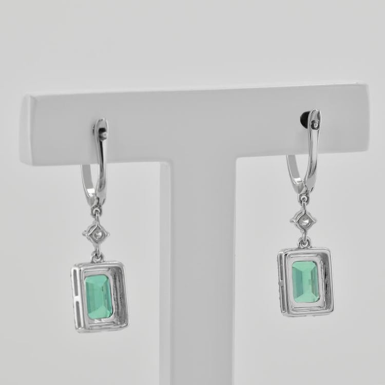 Náušnice se smaragdy 16846