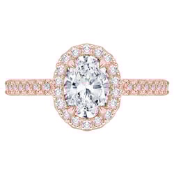 Elegantní zásnubní prsten s diamanty Jody