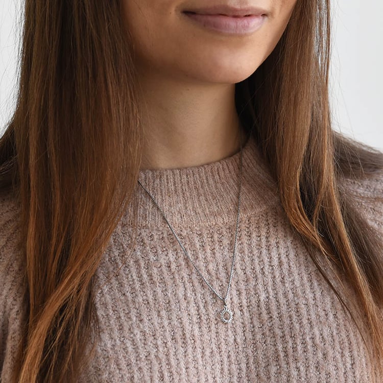 Stříbrný přívěsek slunce 78141