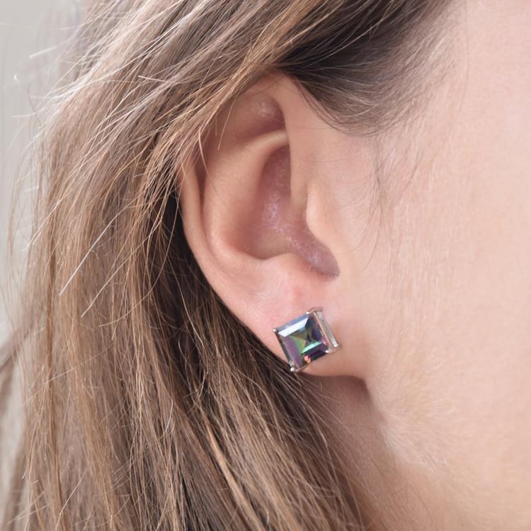 Stříbrné náušnice 17709