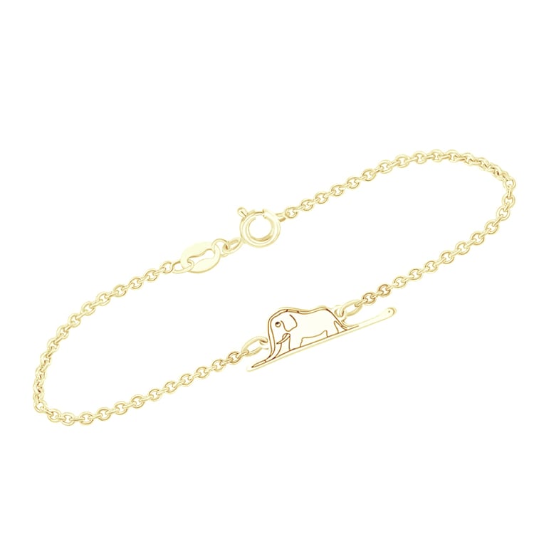 Náramek Malý princ se slonem a gravírem 121629