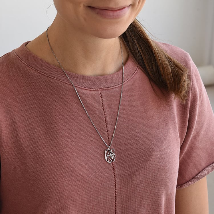 Náhrdelník ze stříbra 70907