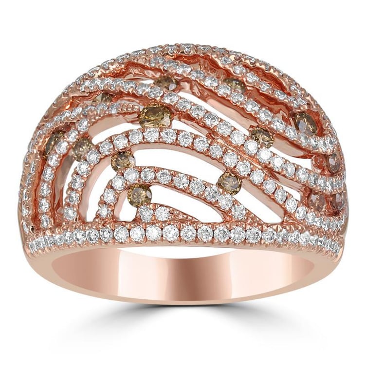 Zlatý prsten s diamanty 11347