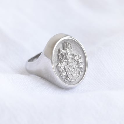 Pánský prsten s ručním gravírem Wesko