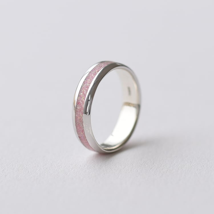 Snubní prsteny s výplní z opálu 63335