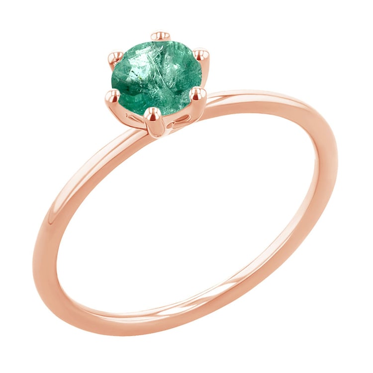 Zásnubní prsten se smaragdem Birdie 151117