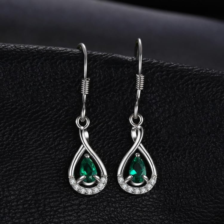 Smaragdové náušnice 26237
