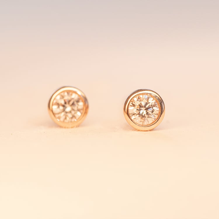 Náušnice 2v1 s lab-grown diamanty Annabel 99332