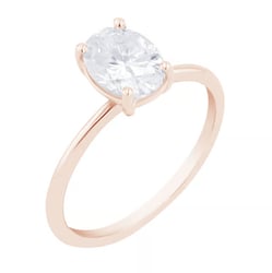 Rozvodový prsten s oval diamantem Charley