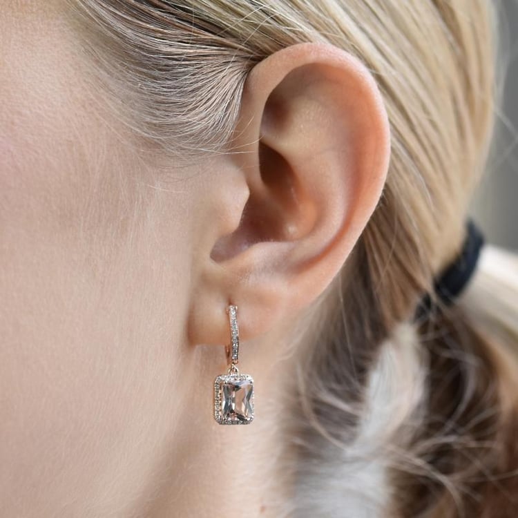 Morganitové náušnice 7659