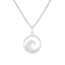 Stříbrný přívěsek ve tvaru vlny Wave