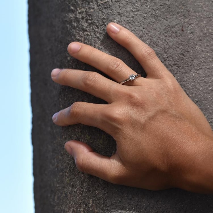 Zásnubní diamantový prsten 64635