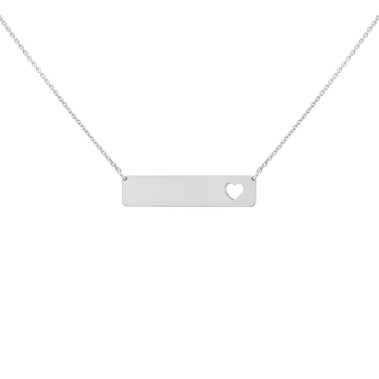 Set stříbrného přívěsku a náhrdelníku pro dva Bianca 99611