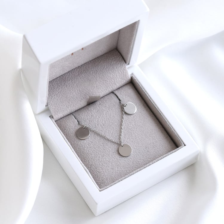 Řetízek s penízky a gravírem ze zlata 79997