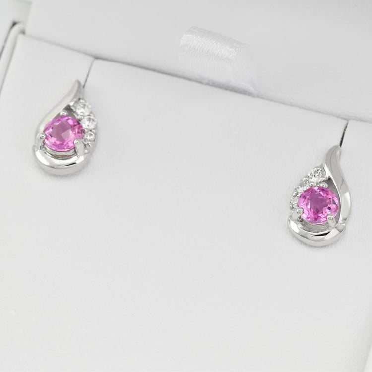 Náušnice se safíry 25599