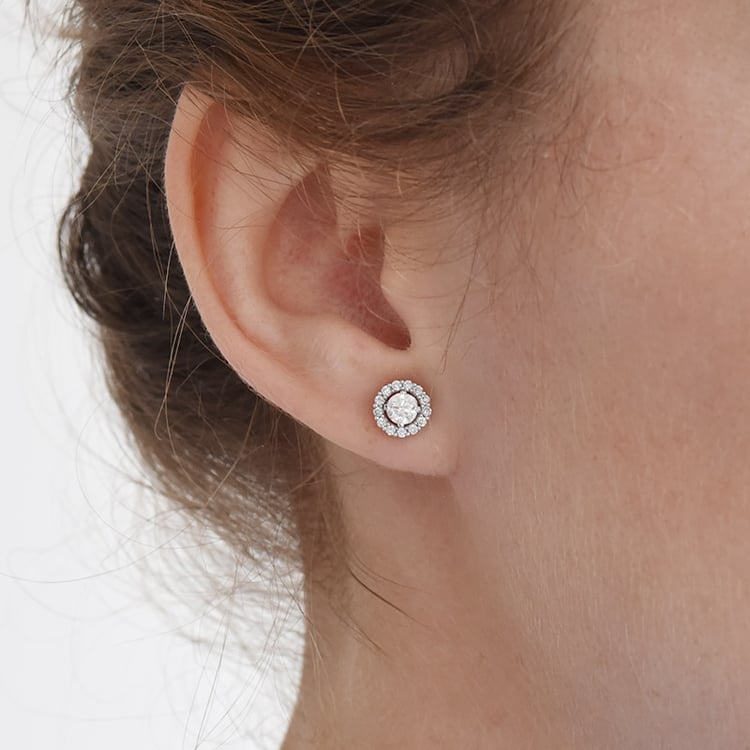 Náušnice s diamanty 93412