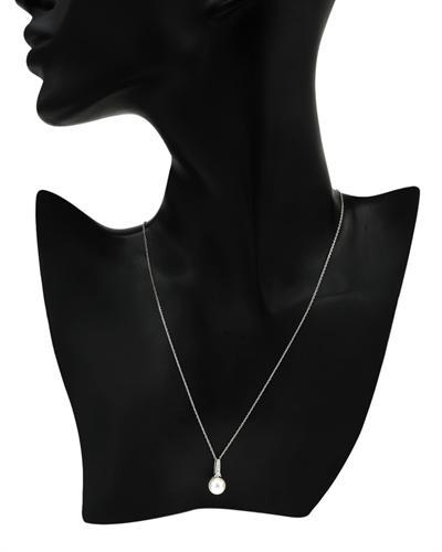 Diamantový náhrdelník s perlou 809