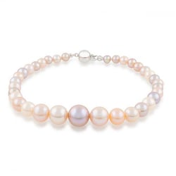 Zlatý náramek z vícebarevných perel Pyah